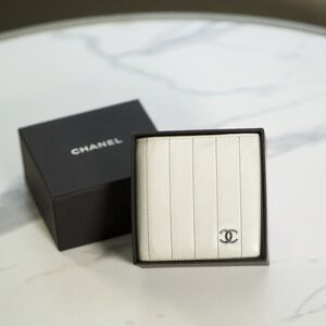 CHANEL Mademoiselle Quilted Bifold Wallet
